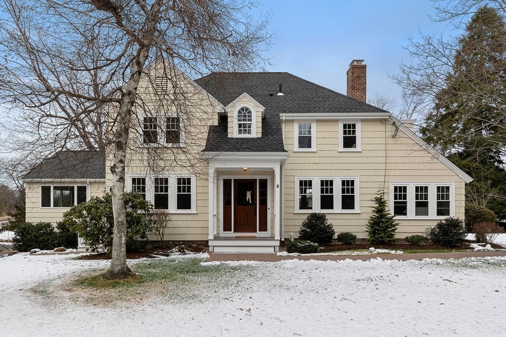 212 Hawthorne Lane Concord, MA 01742 - Photo 1 of 41 front view of a house with a yard