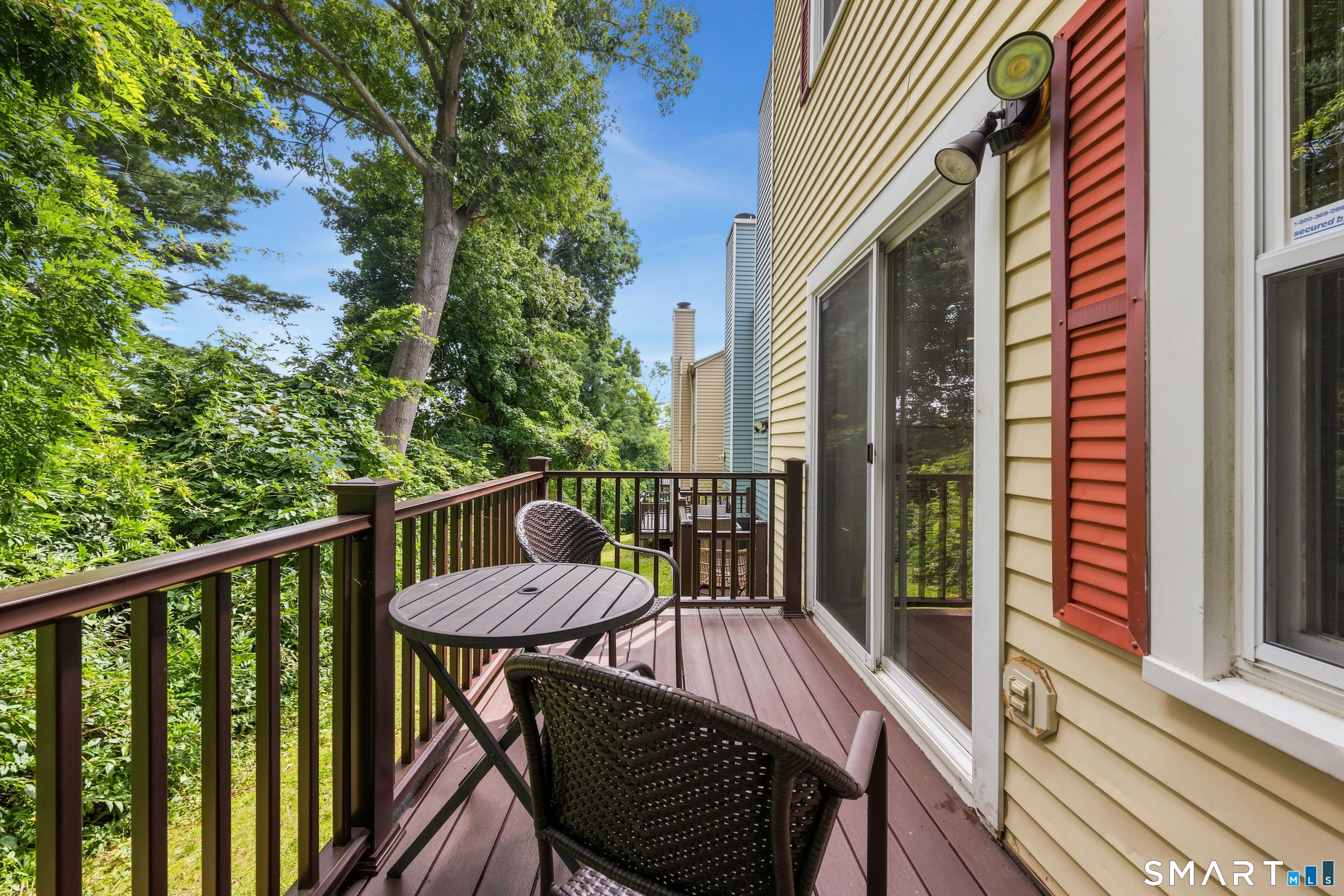 55 Mill Plain Road, Unit 121 Danbury, CT 06811 - Photo 13 of 33 Your Deck enjoys year round privacy.