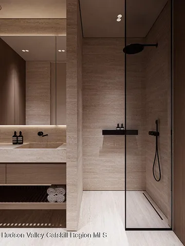 a view of a room with lots of windows