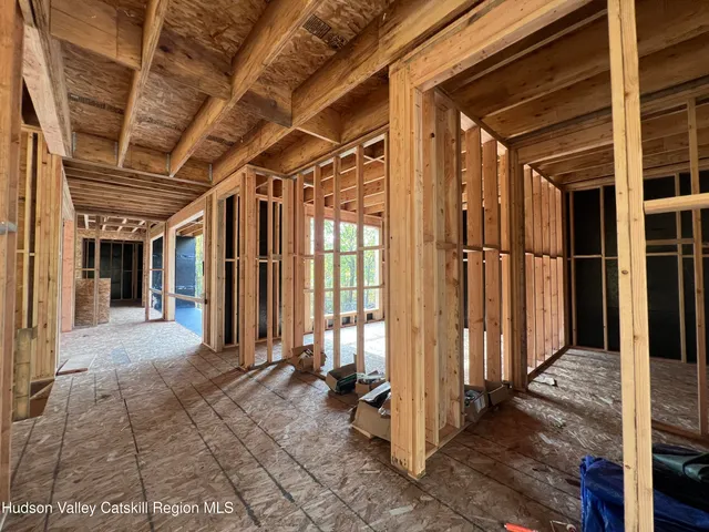 a room with chairs and a table