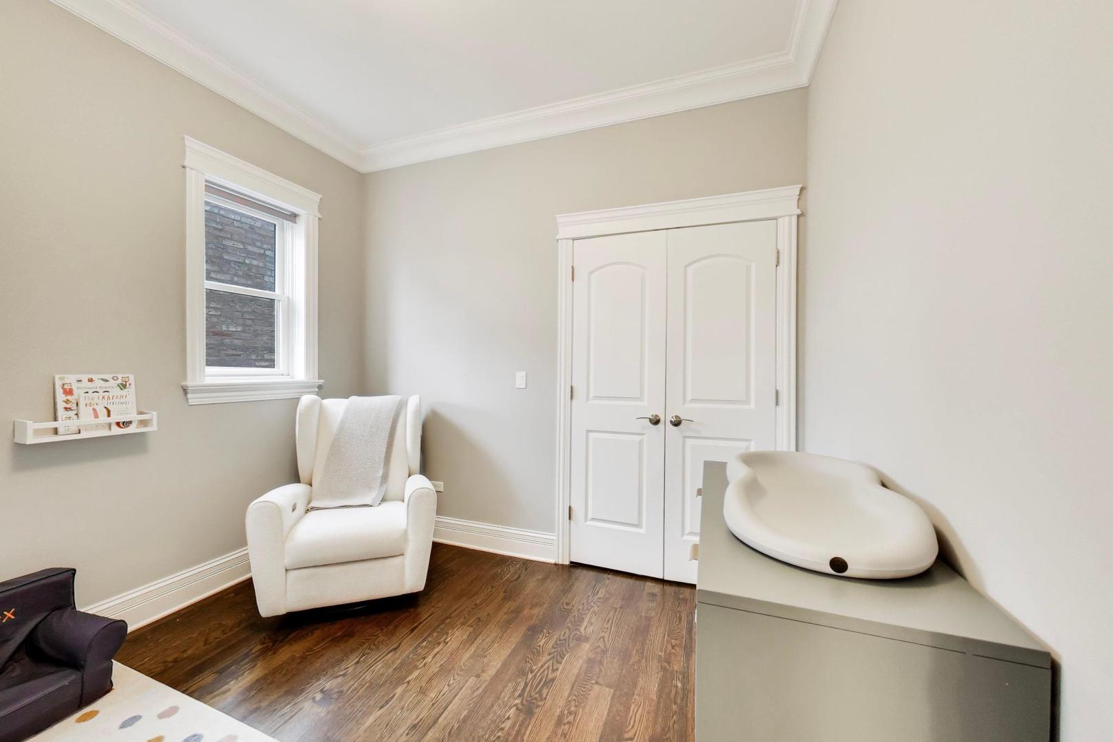 2680 North Orchard Street, Unit 3 Chicago, IL 60614 - Photo 15 of 26 a living room with furniture and a wooden floor