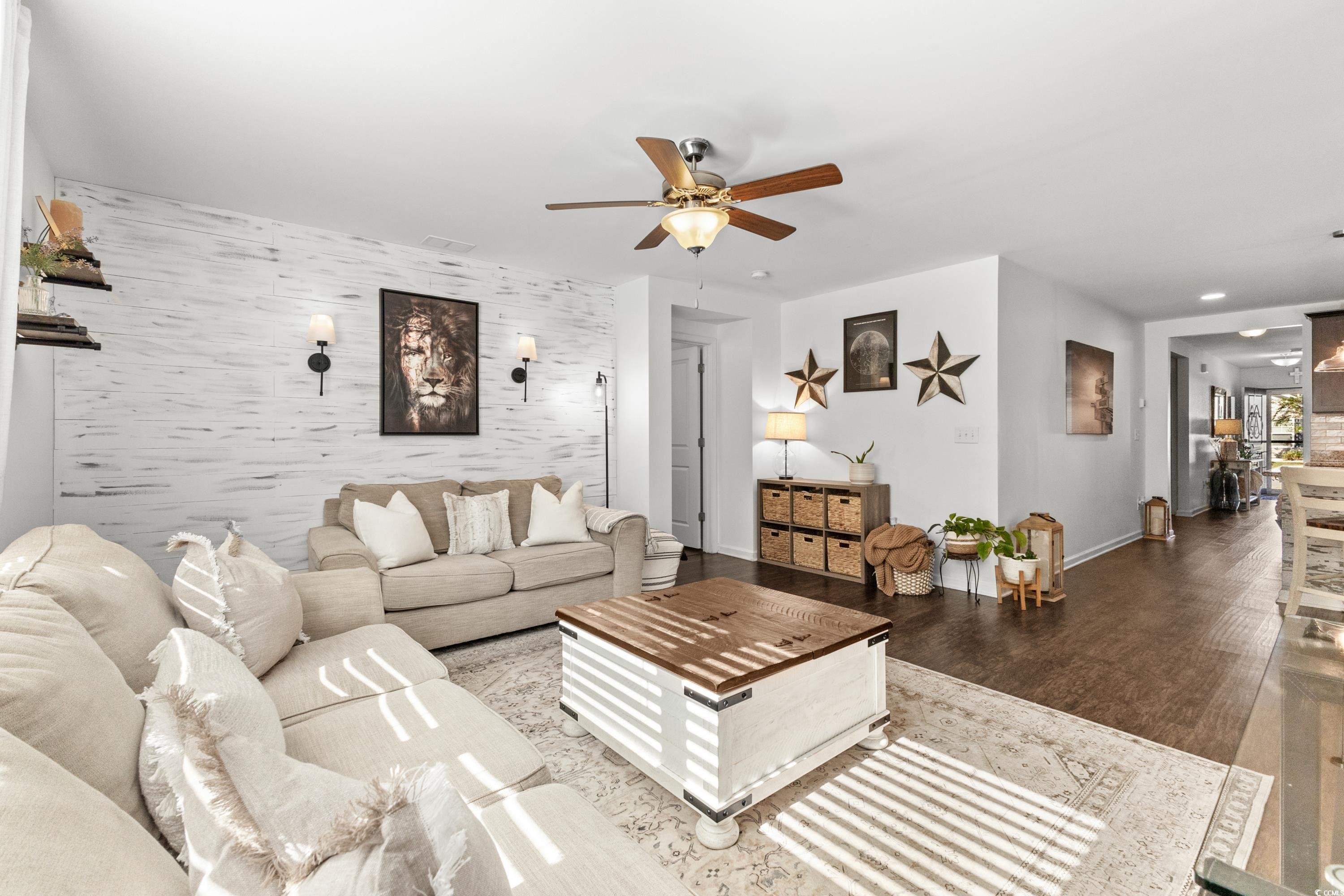 3168 Holly Loop Conway, SC 29527 - Photo 8 of 40 Living room with hardwood / wood-style floors and