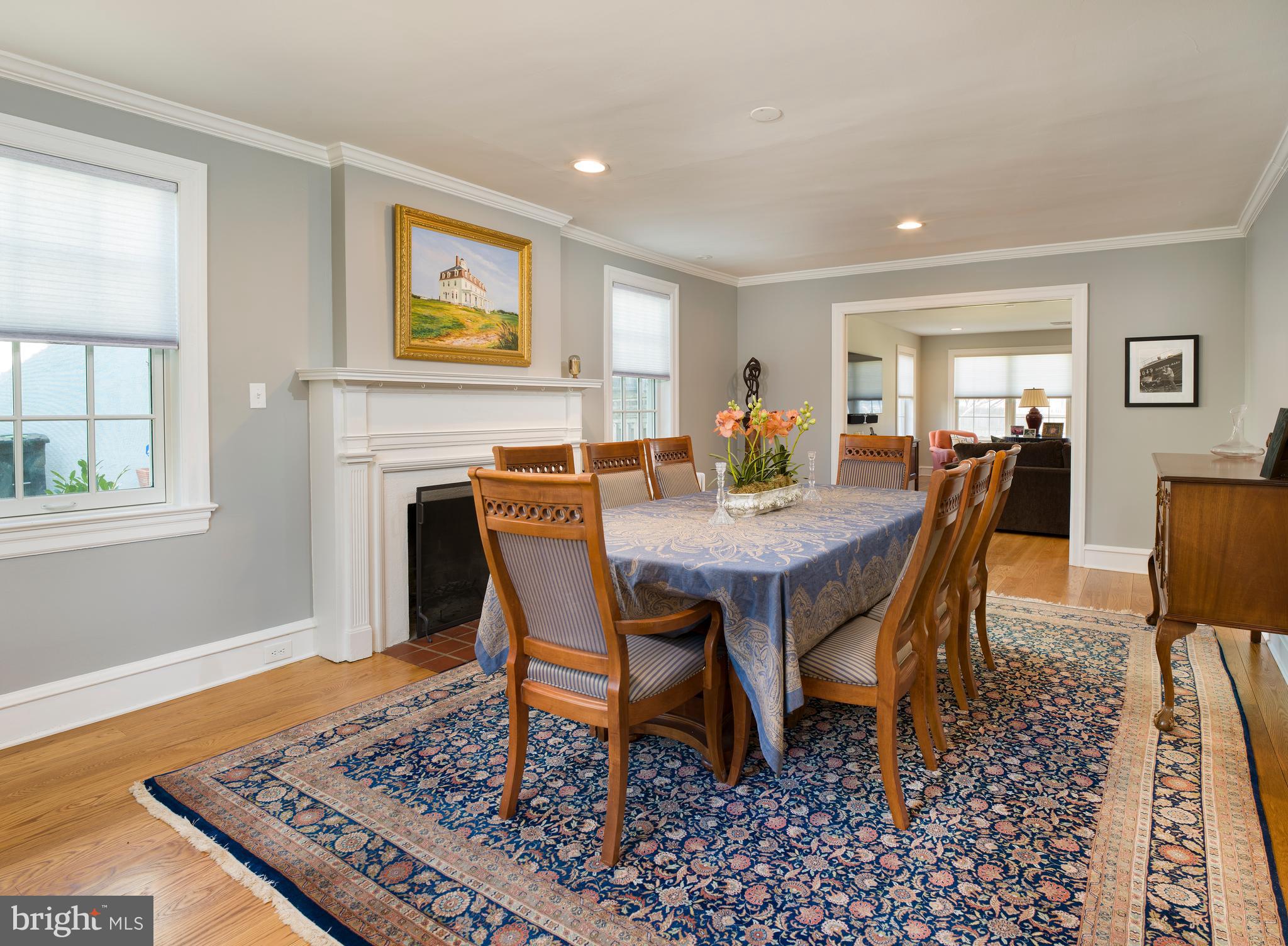 303 West Avenue Wayne, PA 19087 - Photo 13 of 38 Dining room opens to the family room