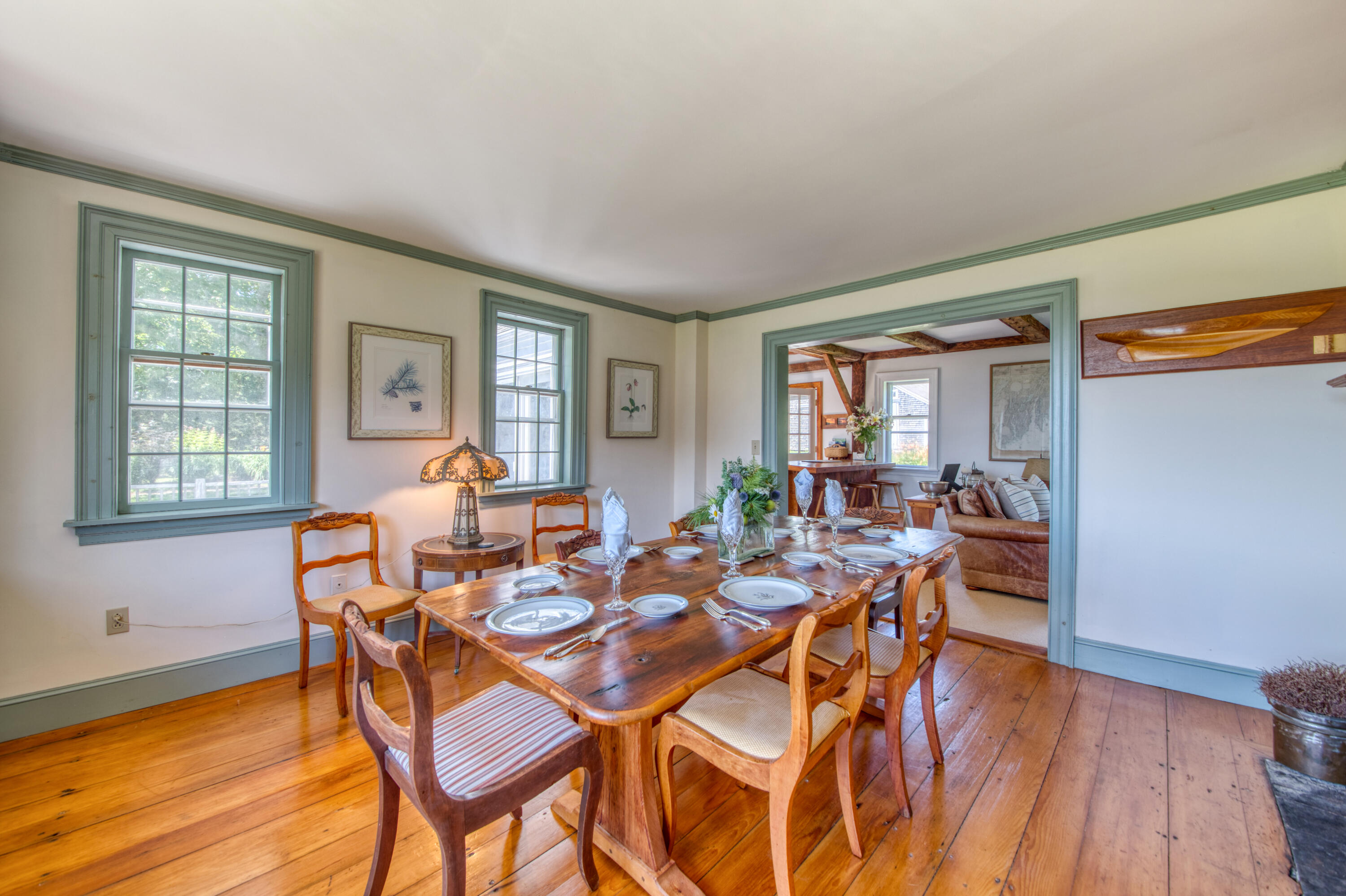 93 Isle Of Springs Road Boothbay, ME 04537 - Photo 6 of 41 6 Dining room toward kitchen