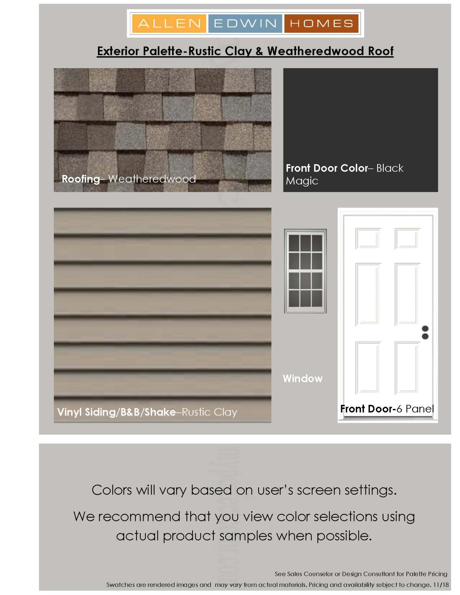 558 McKinley Three Rivers, MI 49093 - Photo 23 of 26 MTR0035 EXTERIOR PALETTE
