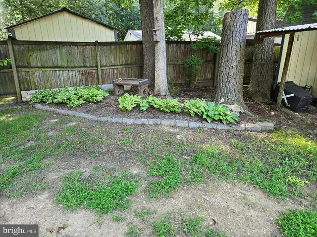a view of a small garden