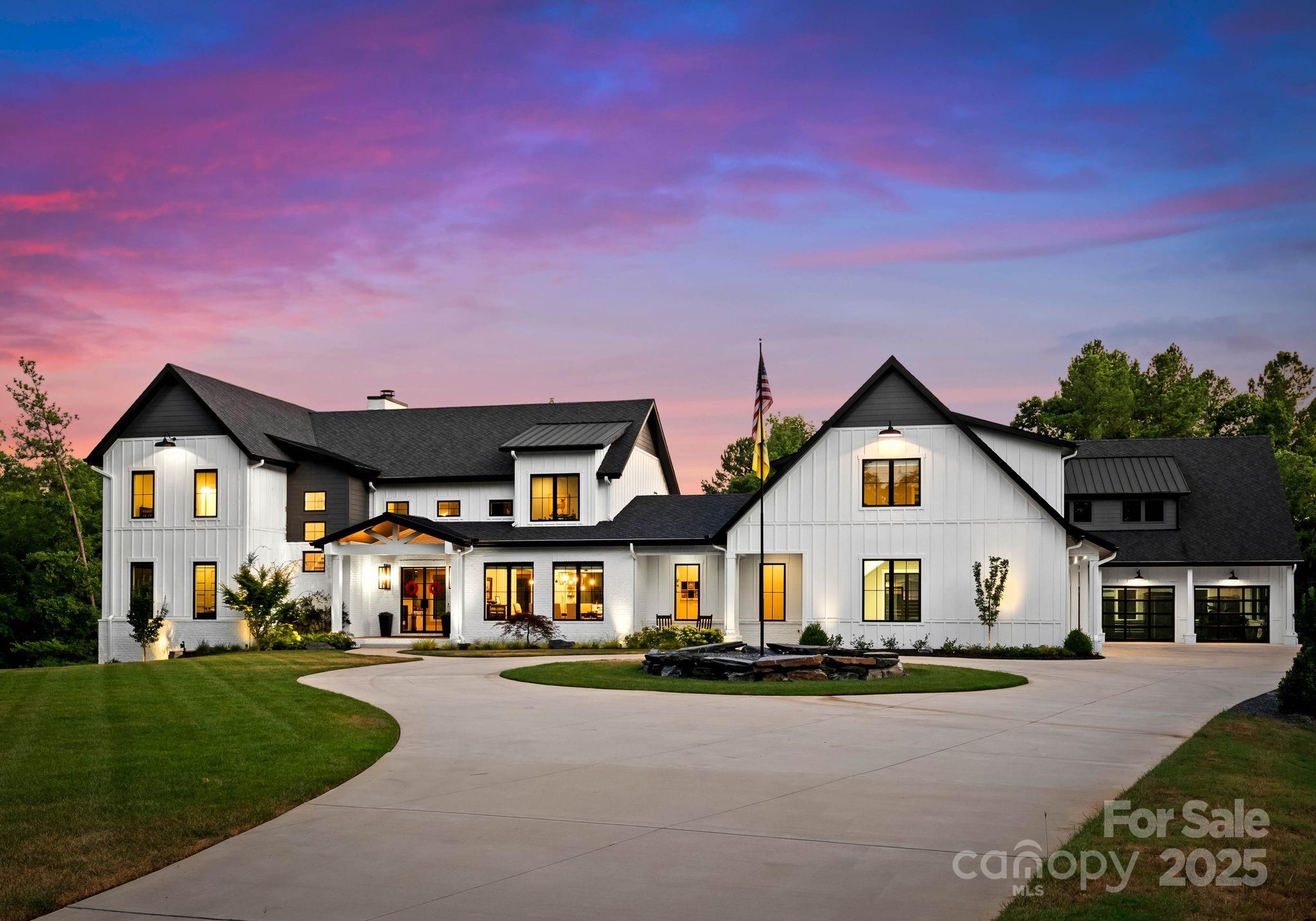 a view of house with yard and street view