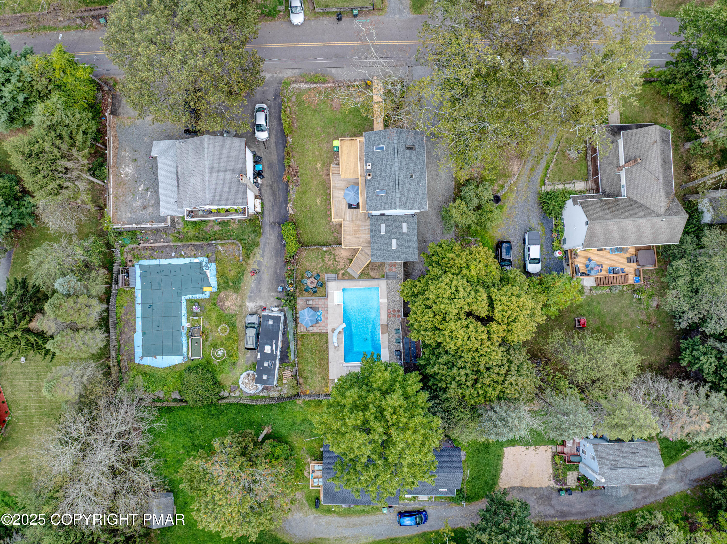 29 Reeder Street Mount Pocono, PA 18344 - Photo 11 of 50 an aerial view of a house with outdoor space and street view