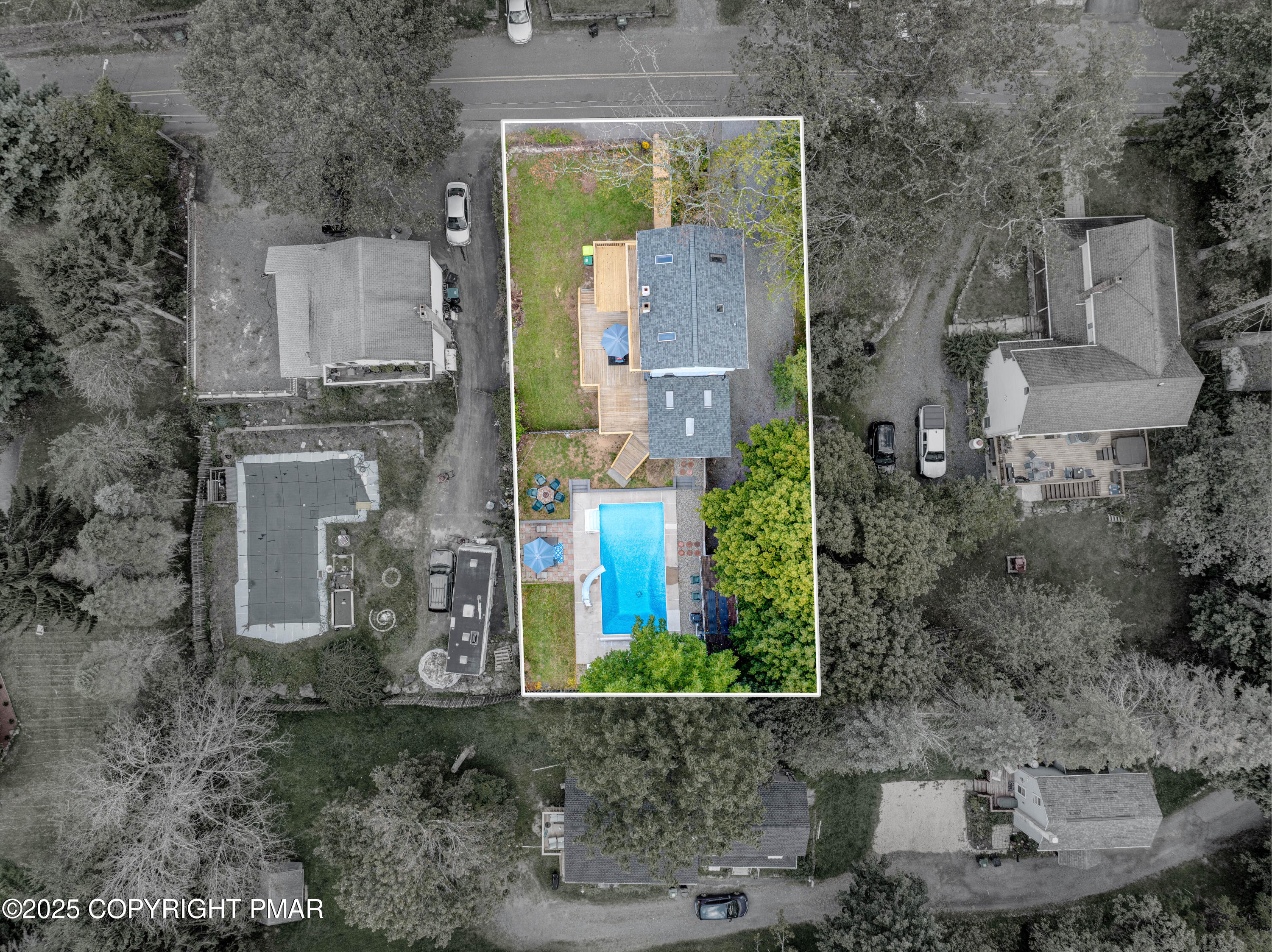 29 Reeder Street Mount Pocono, PA 18344 - Photo 12 of 50 an aerial view of a house with outdoor space