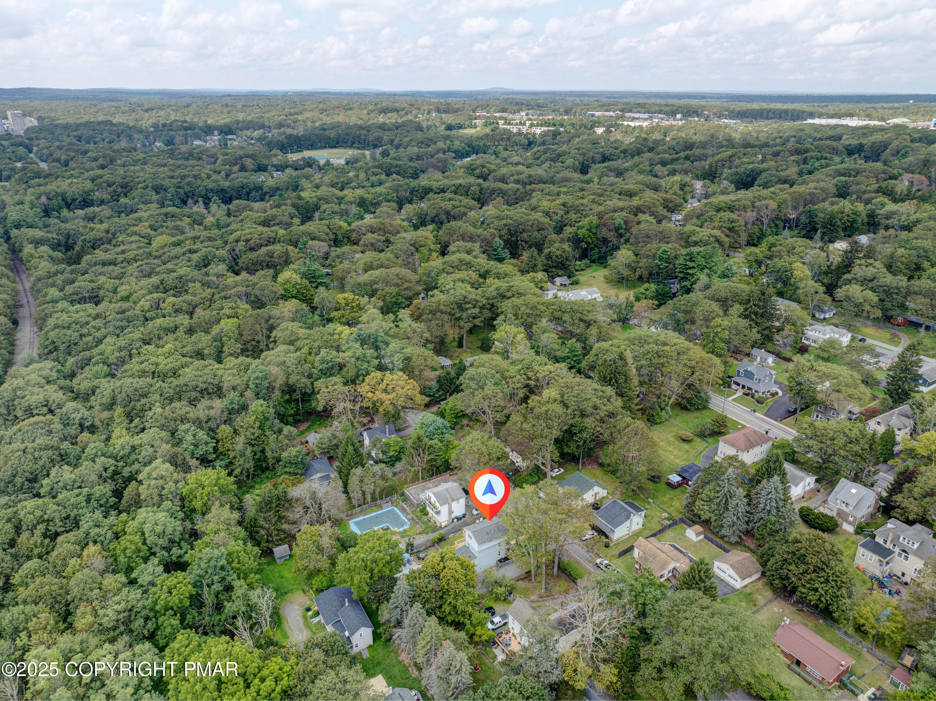 29 Reeder Street Mount Pocono, PA 18344 - Photo 14 of 50 an aerial view of a houses with a yard