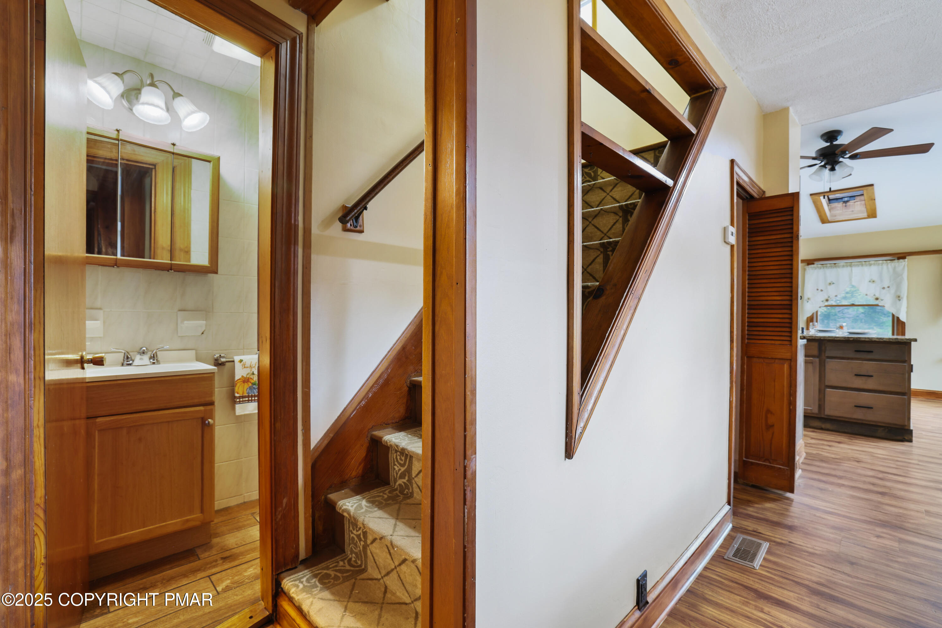 29 Reeder Street Mount Pocono, PA 18344 - Photo 21 of 50 a view of entryway and kitchen with wooden floor