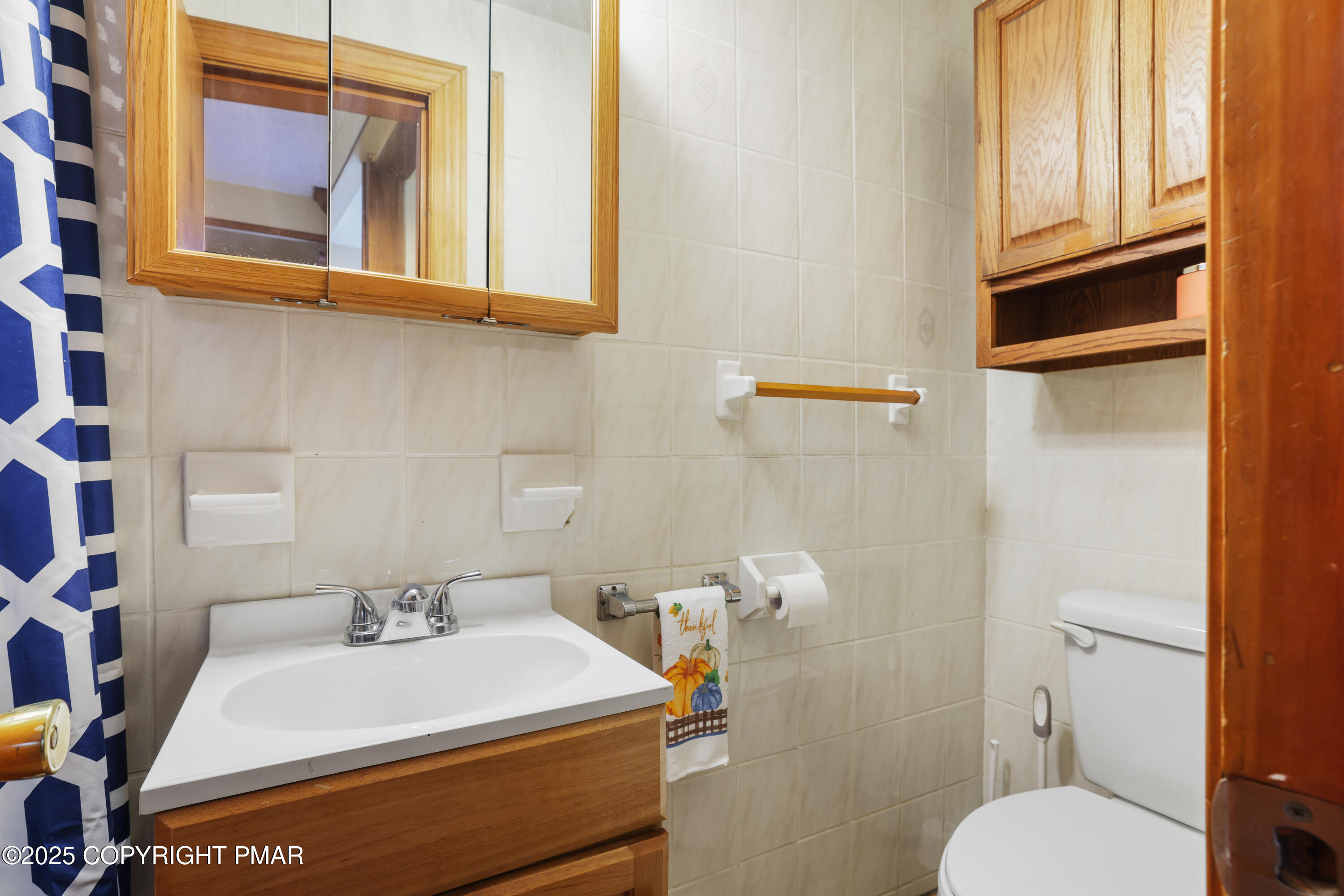 29 Reeder Street Mount Pocono, PA 18344 - Photo 22 of 50 a bathroom with a sink toilet and mirror