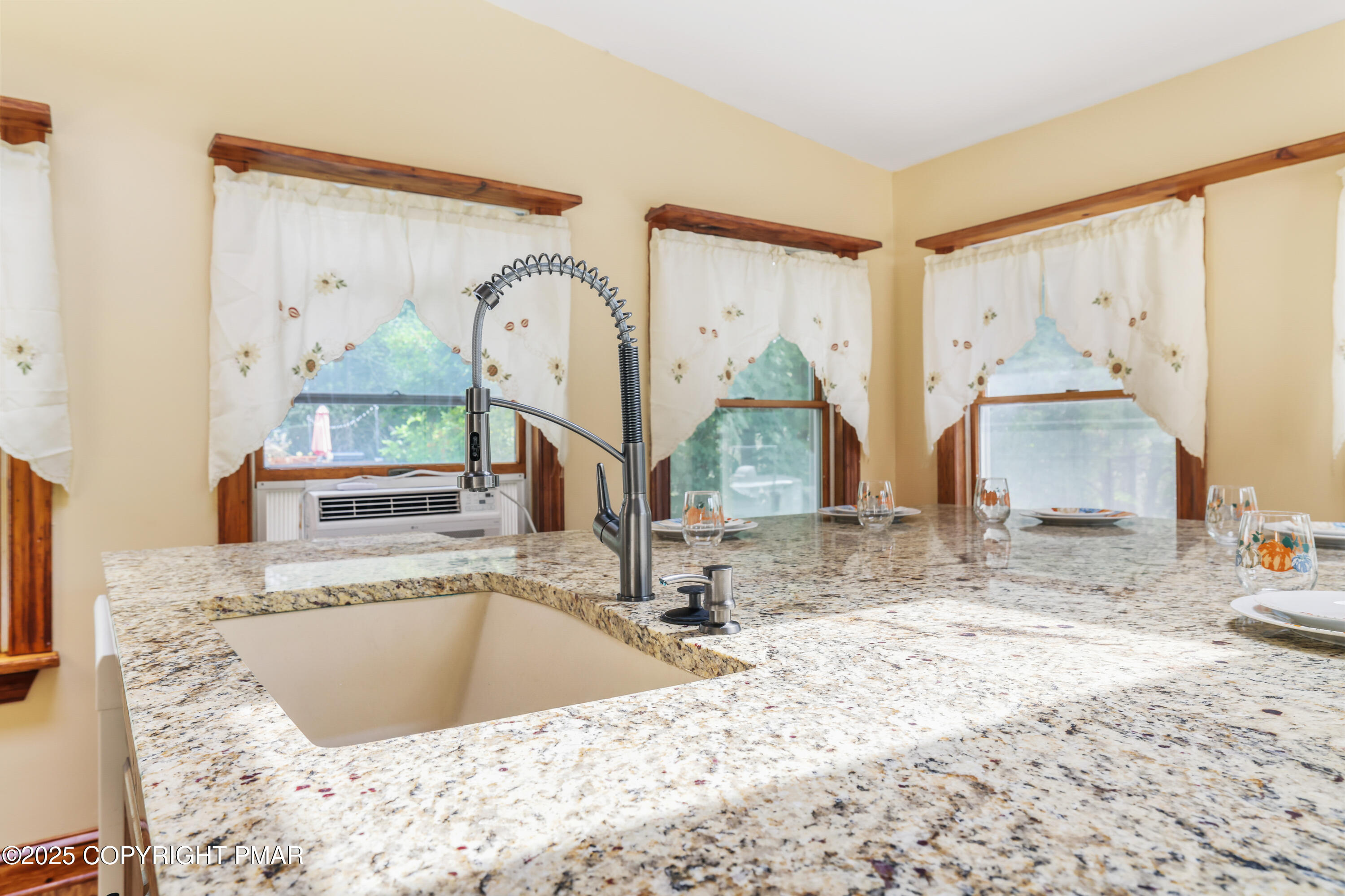 29 Reeder Street Mount Pocono, PA 18344 - Photo 28 of 50 a view of kitchen with kitchen island sink and refrigerator