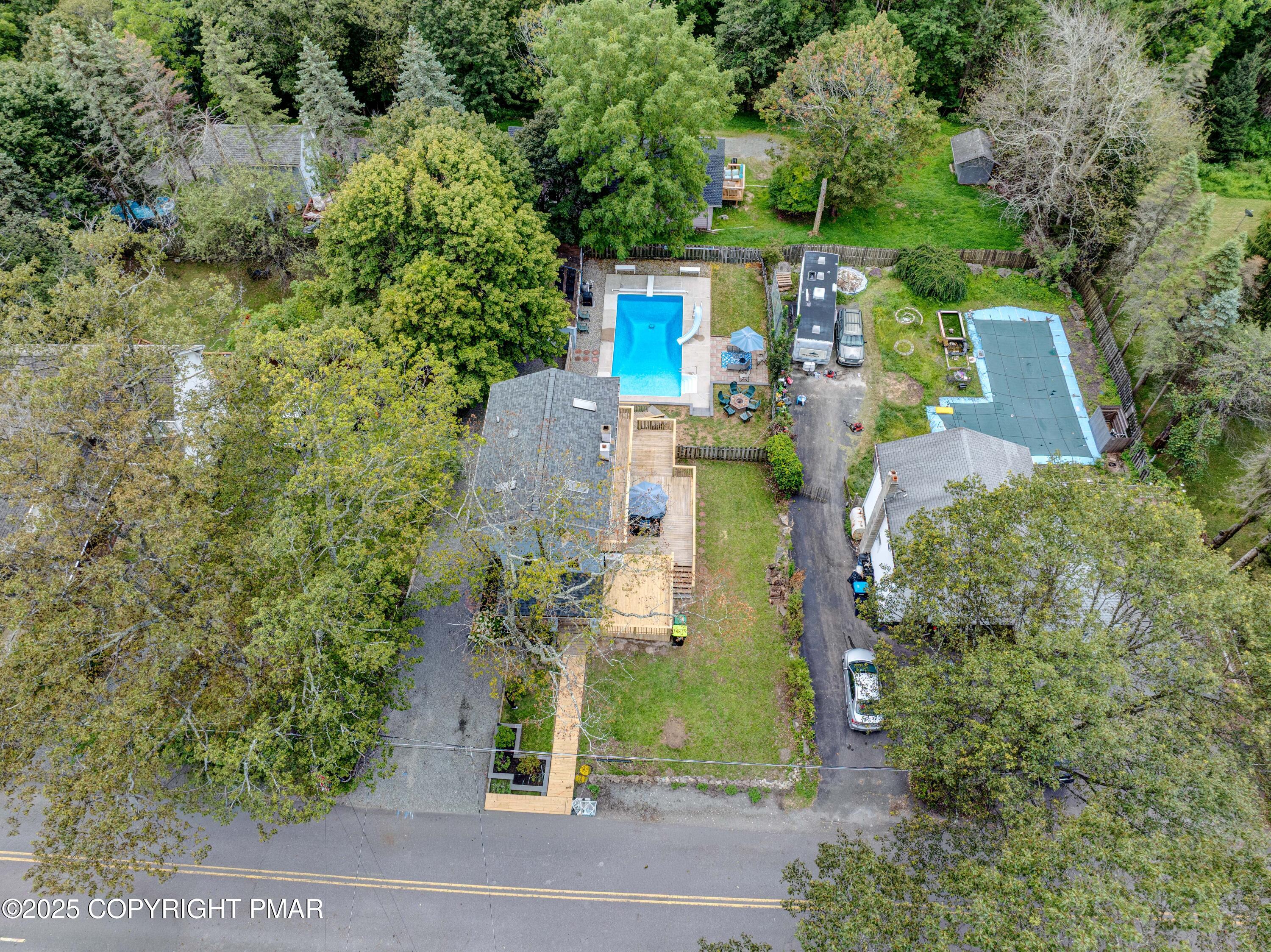 29 Reeder Street Mount Pocono, PA 18344 - Photo 5 of 50 an aerial view of a house with a yard
