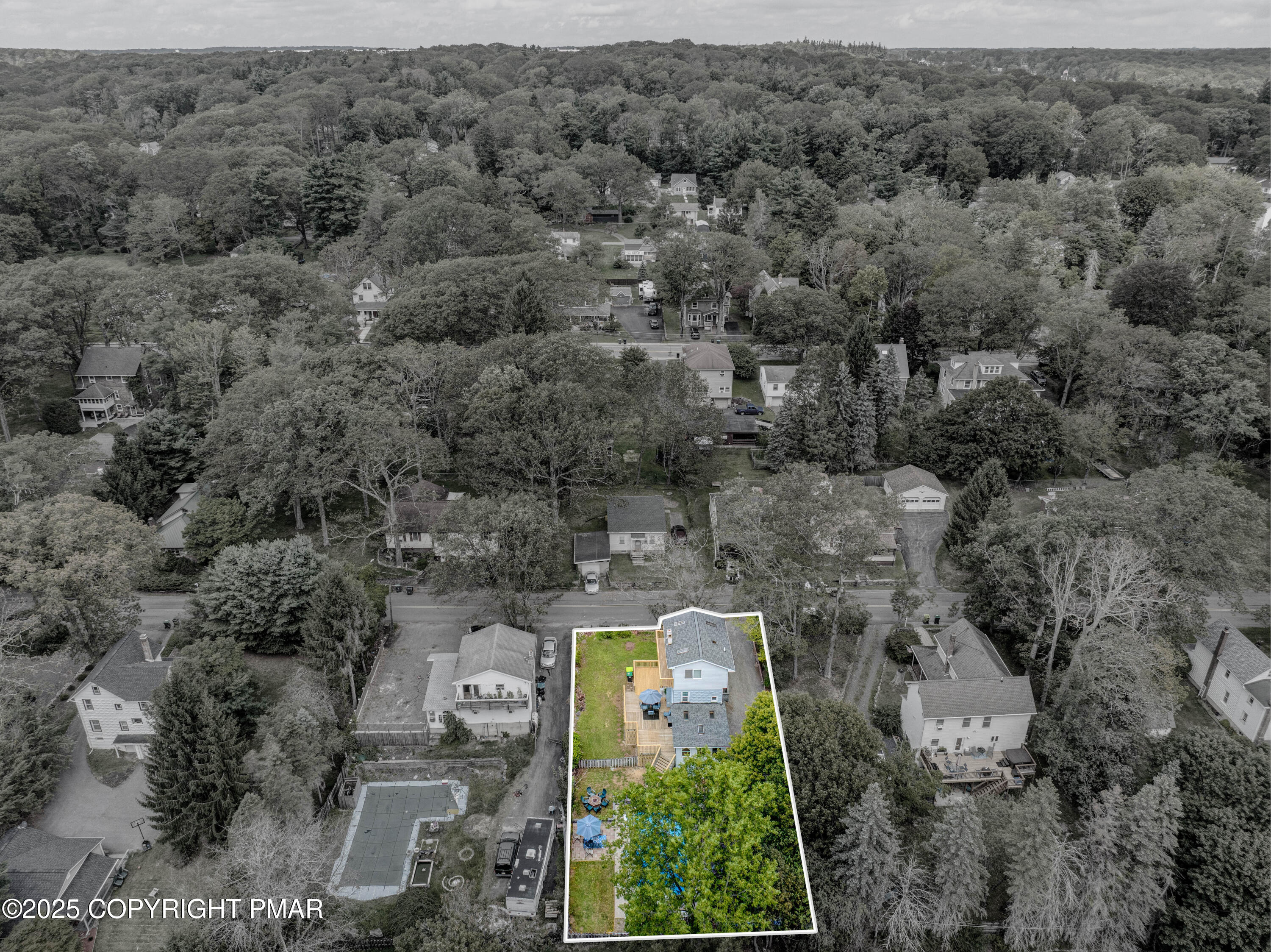 29 Reeder Street Mount Pocono, PA 18344 - Photo 10 of 50 an aerial view of residential house with outdoor space