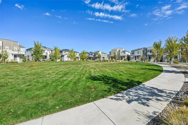 a view of a grassy field