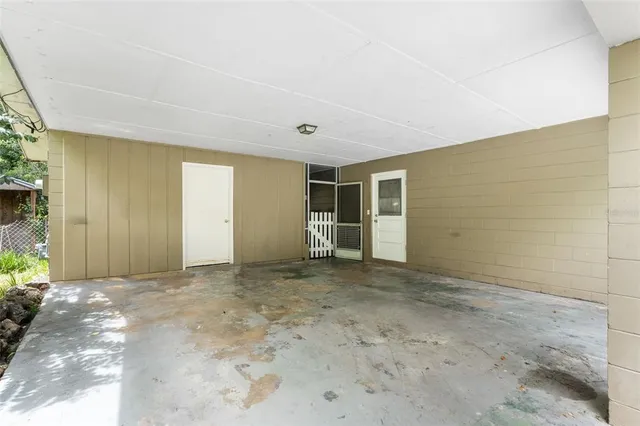 a view of empty room