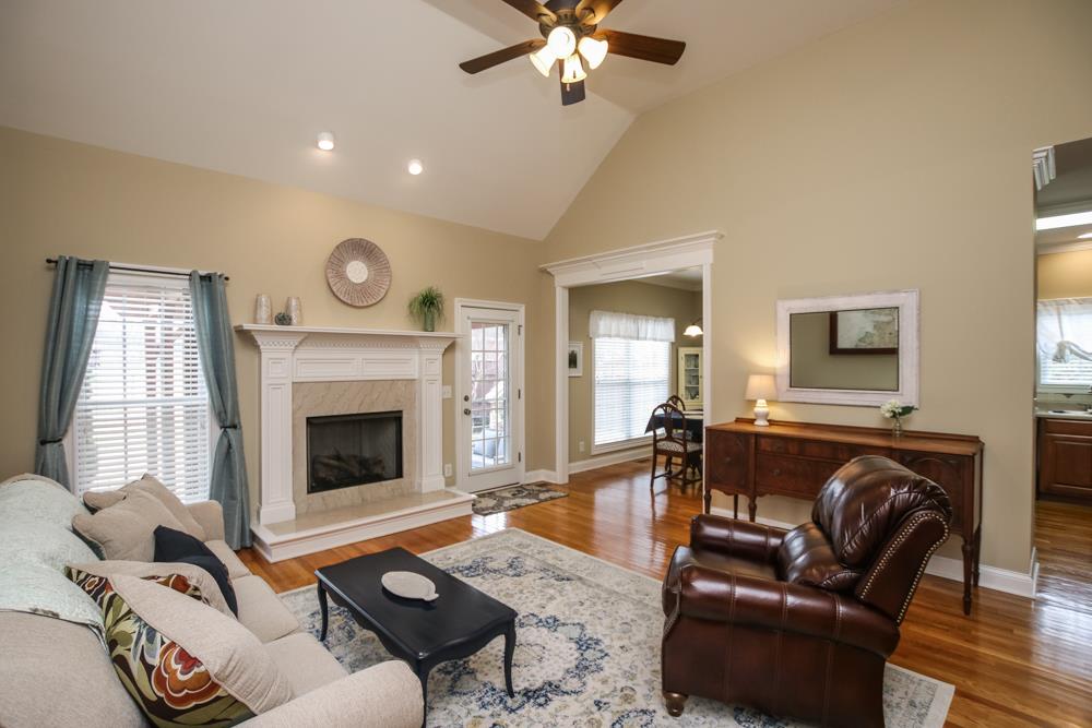 605 Lee Road Lebanon, TN 37087 - Photo 14 of 30 a living room with furniture and a fireplace