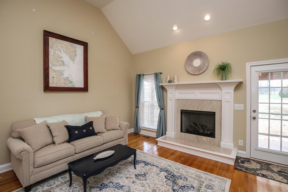 605 Lee Road Lebanon, TN 37087 - Photo 15 of 30 a living room with furniture and a fireplace