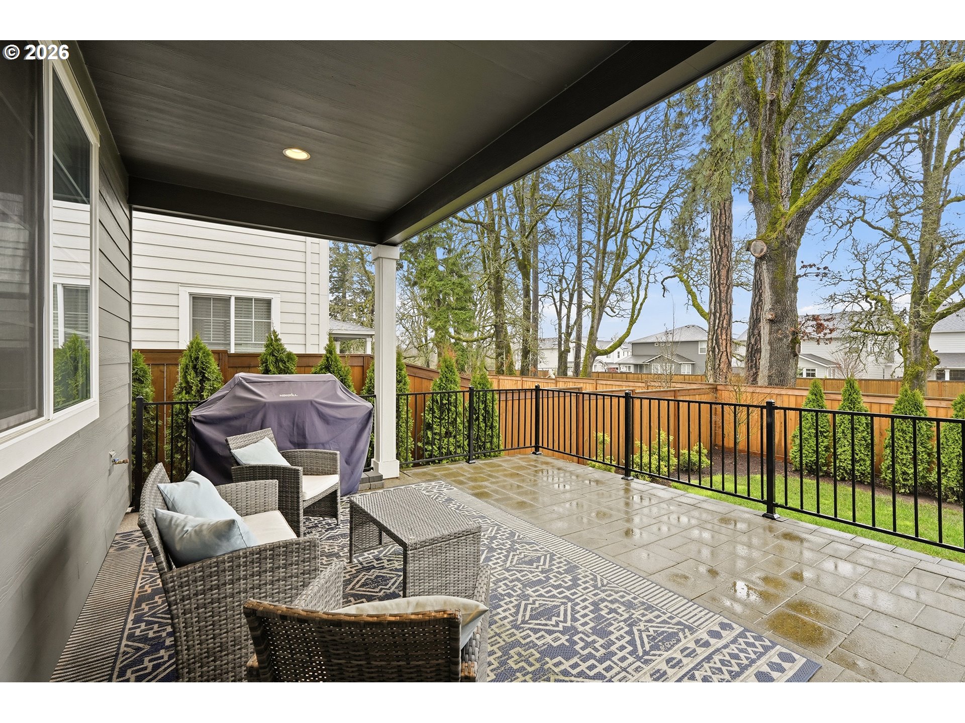 6724 Southwest Lupine Way Wilsonville, OR 97070 - Photo 40 of 45 a view of a porch with furniture