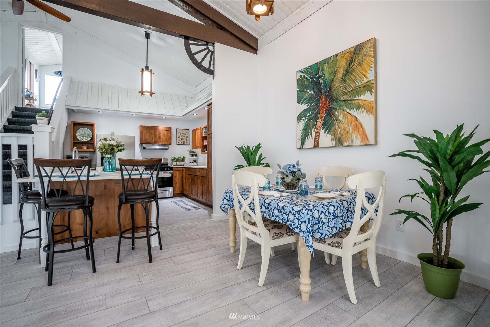 3114 Jackson Highway Chehalis, WA 98532 - Photo 17 of 40 a dining room with furniture and wooden floor
