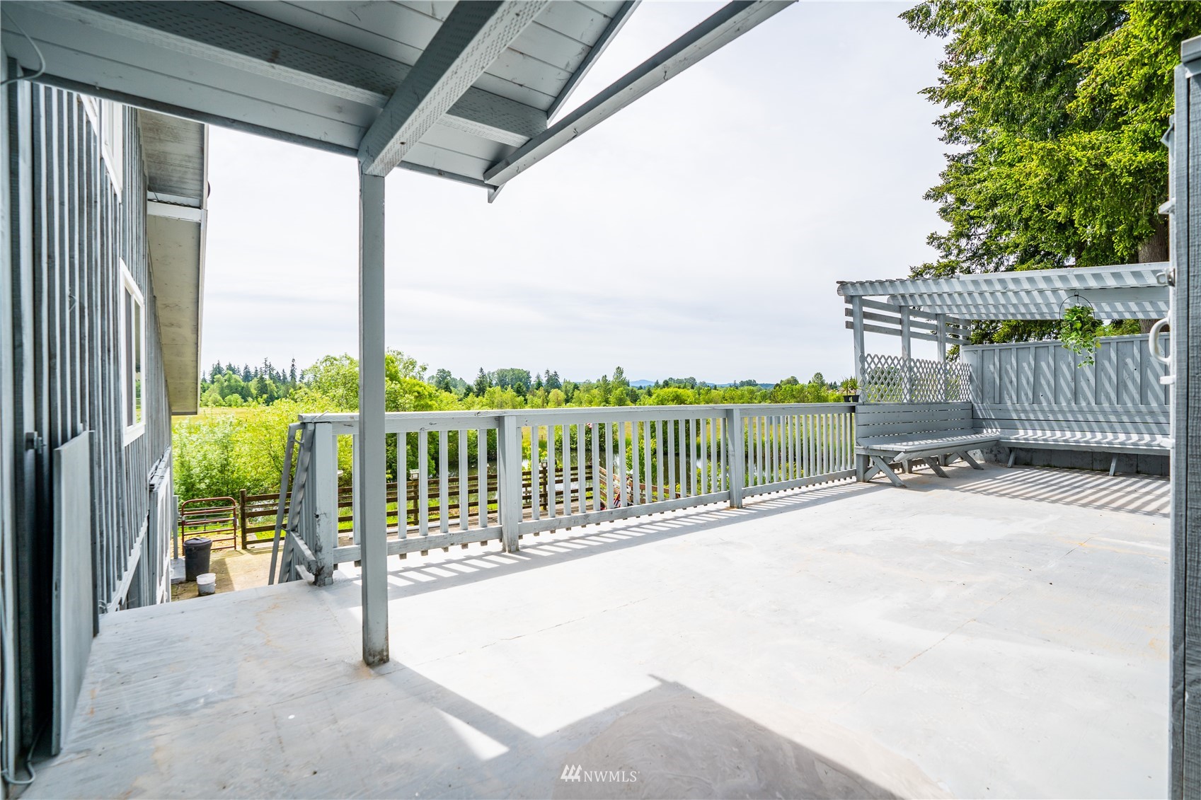 3114 Jackson Highway Chehalis, WA 98532 - Photo 39 of 40 a view of a balcony with wooden floor