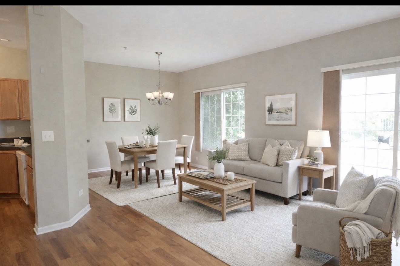 596 Foxridge Drive Fox Lake, IL 60020 - Photo 4 of 9 a living room with furniture wooden floor and a window