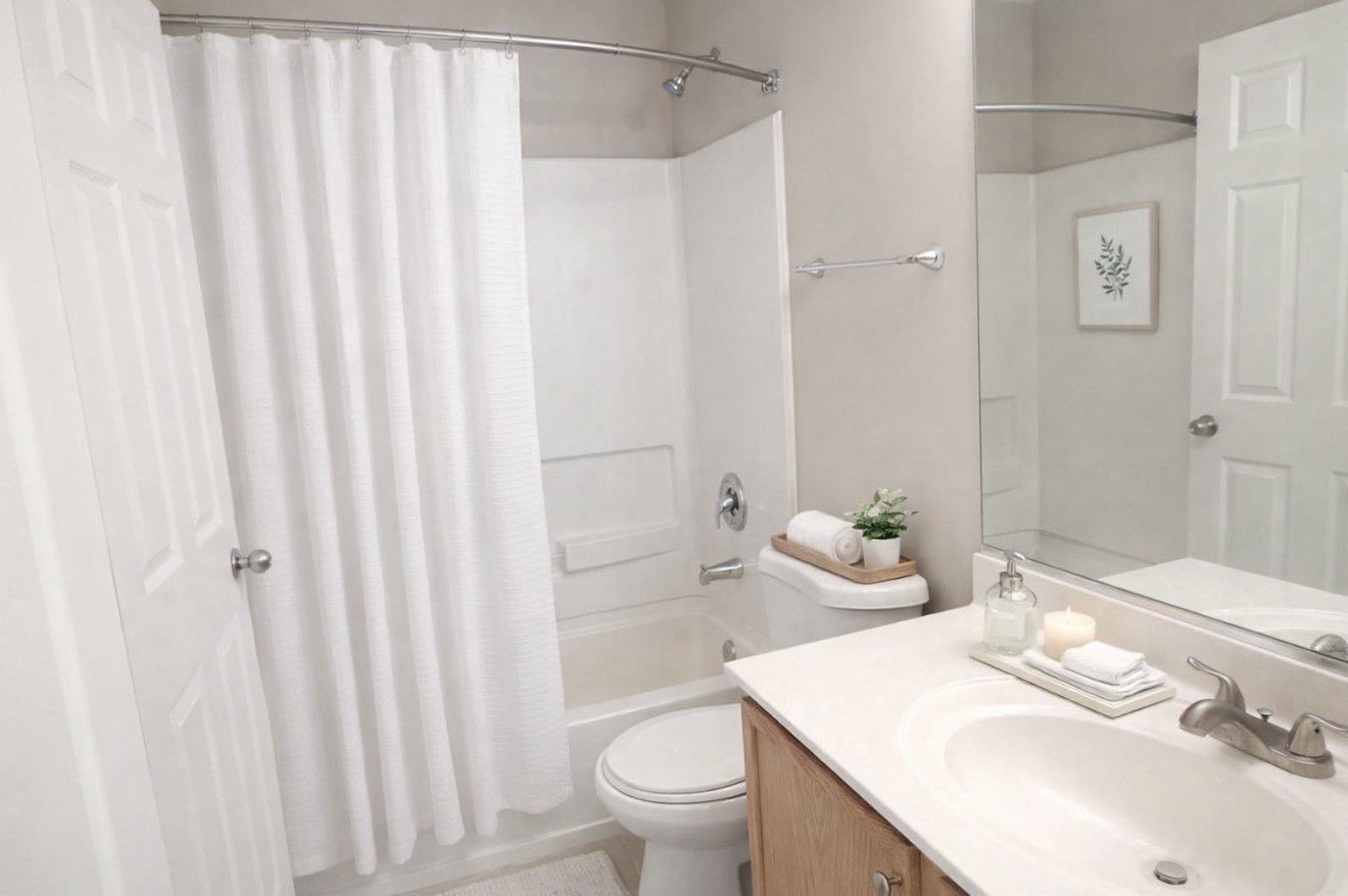 596 Foxridge Drive Fox Lake, IL 60020 - Photo 5 of 9 a bathroom with a sink toilet and shower