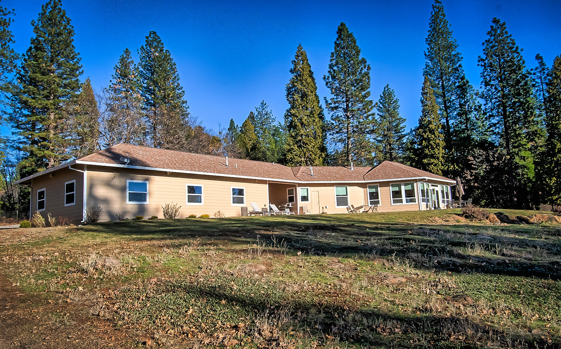 32505 Forwards Ml Road Manton, CA 96059 - Photo 18 of 70 a front view of a house with a yard
