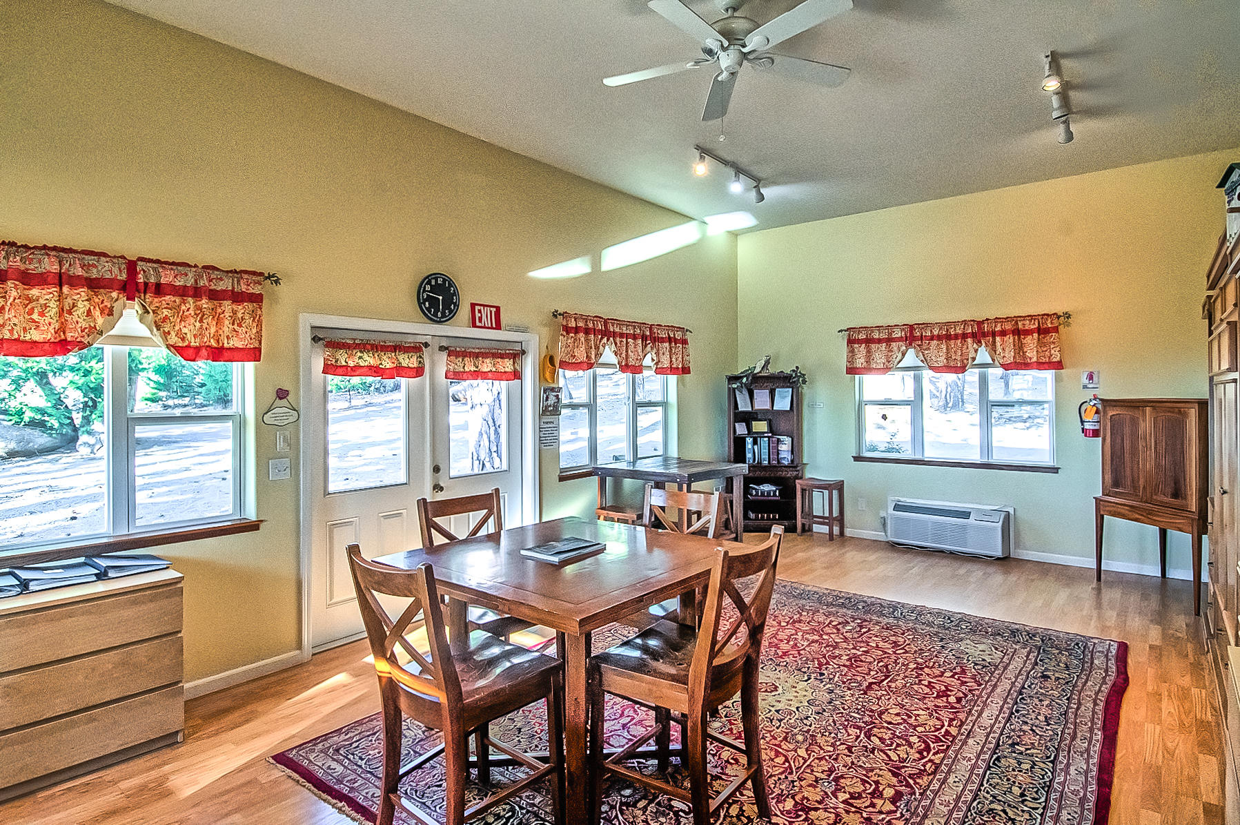 32505 Forwards Ml Road Manton, CA 96059 - Photo 23 of 70 a view of a dining room with furniture window and outside view