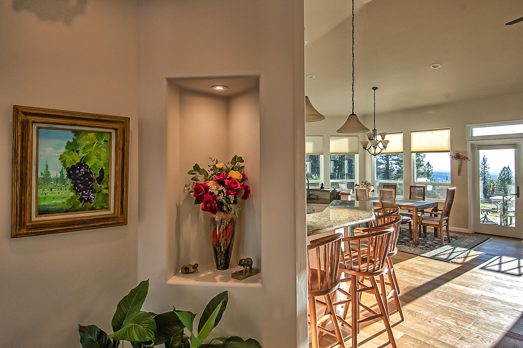 32505 Forwards Ml Road Manton, CA 96059 - Photo 38 of 70 a view of a dining room with furniture window and outside view