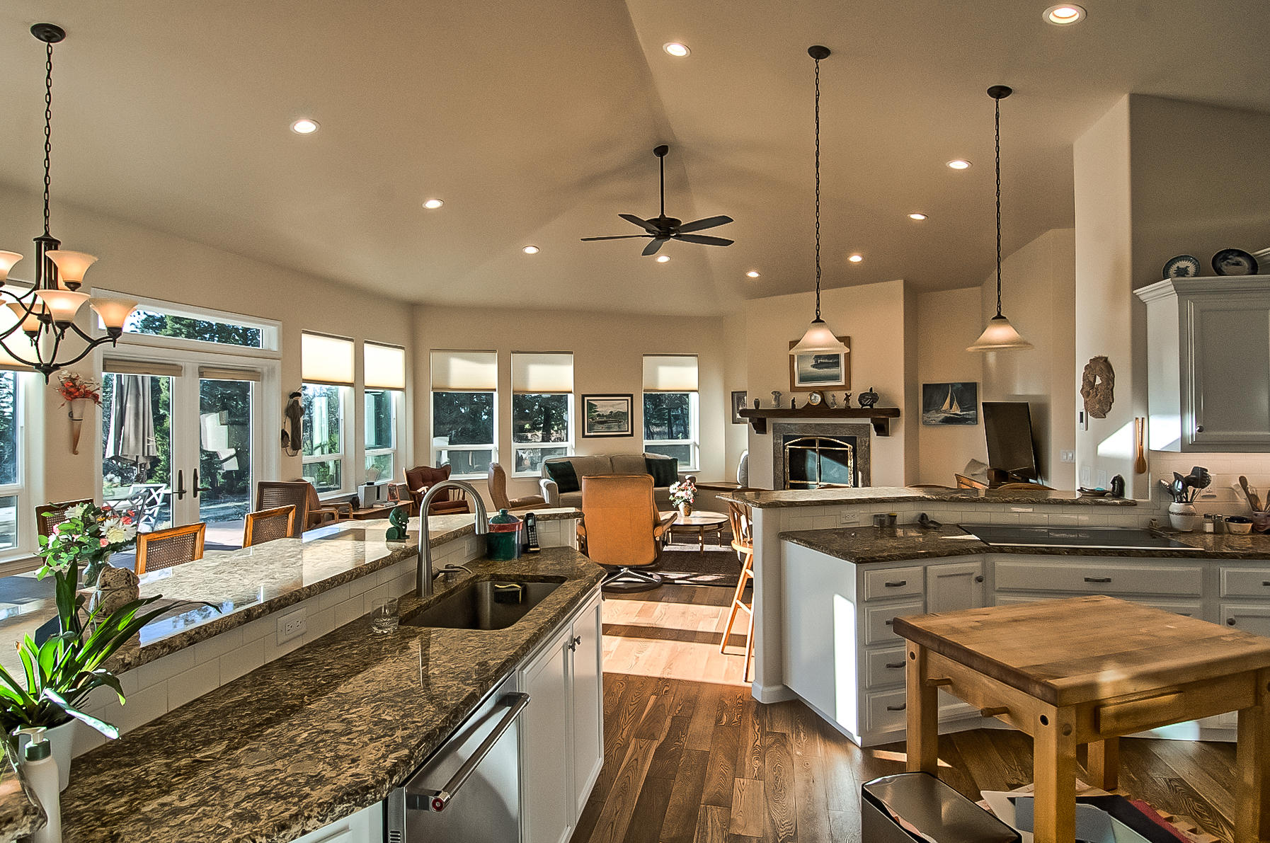 32505 Forwards Ml Road Manton, CA 96059 - Photo 46 of 70 a large kitchen with a table and chairs
