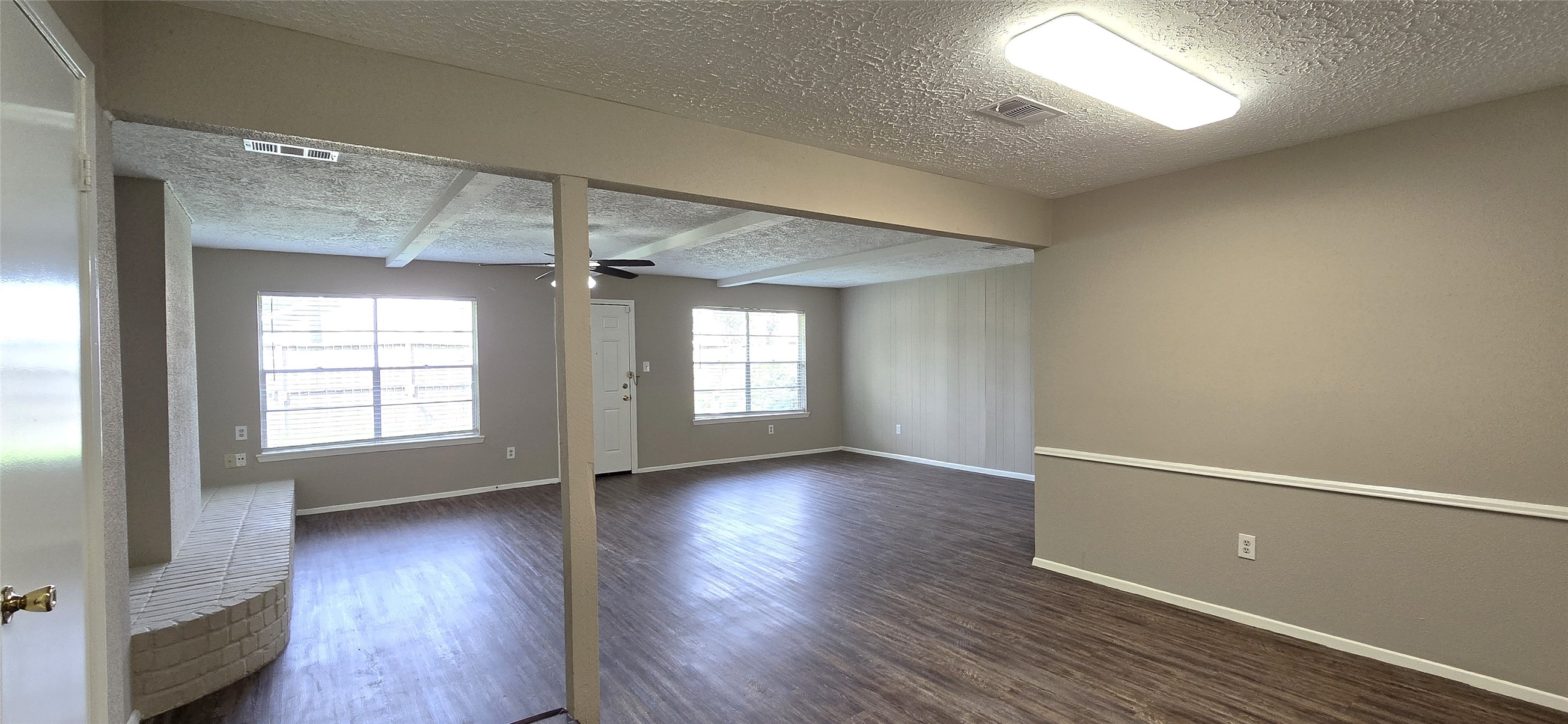23019 Tree Bright Lane Spring, TX 77373 - Photo 2 of 20 Bright open living and dining area. Beautiful vinyl planking floors throughout the home.