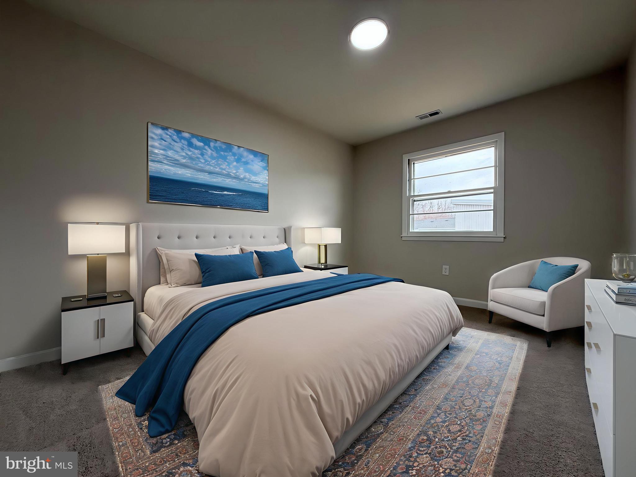 1203 Riggs Court Woodbridge, VA 22191 - Photo 25 of 39 a bedroom with bed couch and window