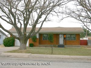 4703 South Rusk Street Amarillo, TX 79110 - Photo 1 of 1 front view of house with a yard