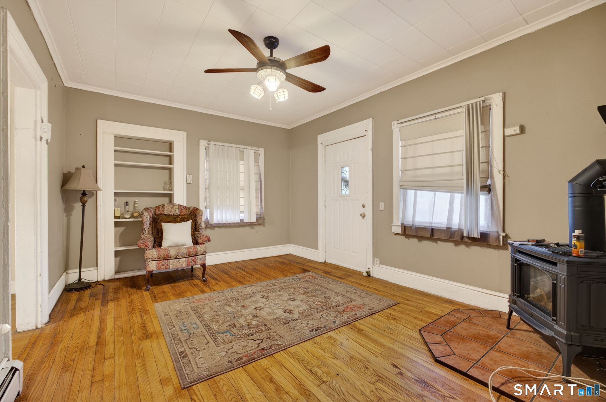670 Hanover Road Meriden, CT 06451 - Photo 27 of 40 a bedroom with a bed and a large window