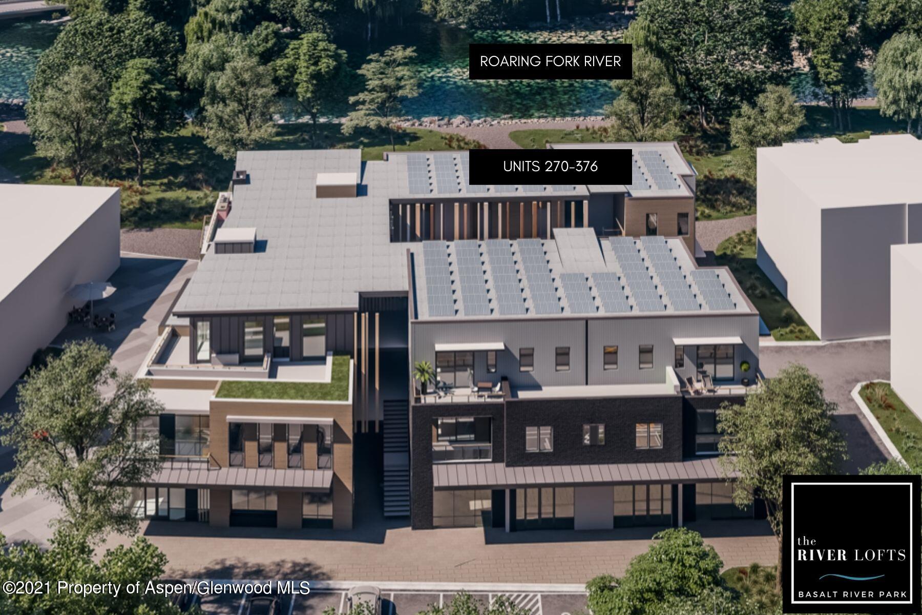 22860 2 Rivers Road, Unit THE RIVER LOFTS 370 Basalt, CO 81621 - Photo 5 of 7 a view of a building with front door and lake view