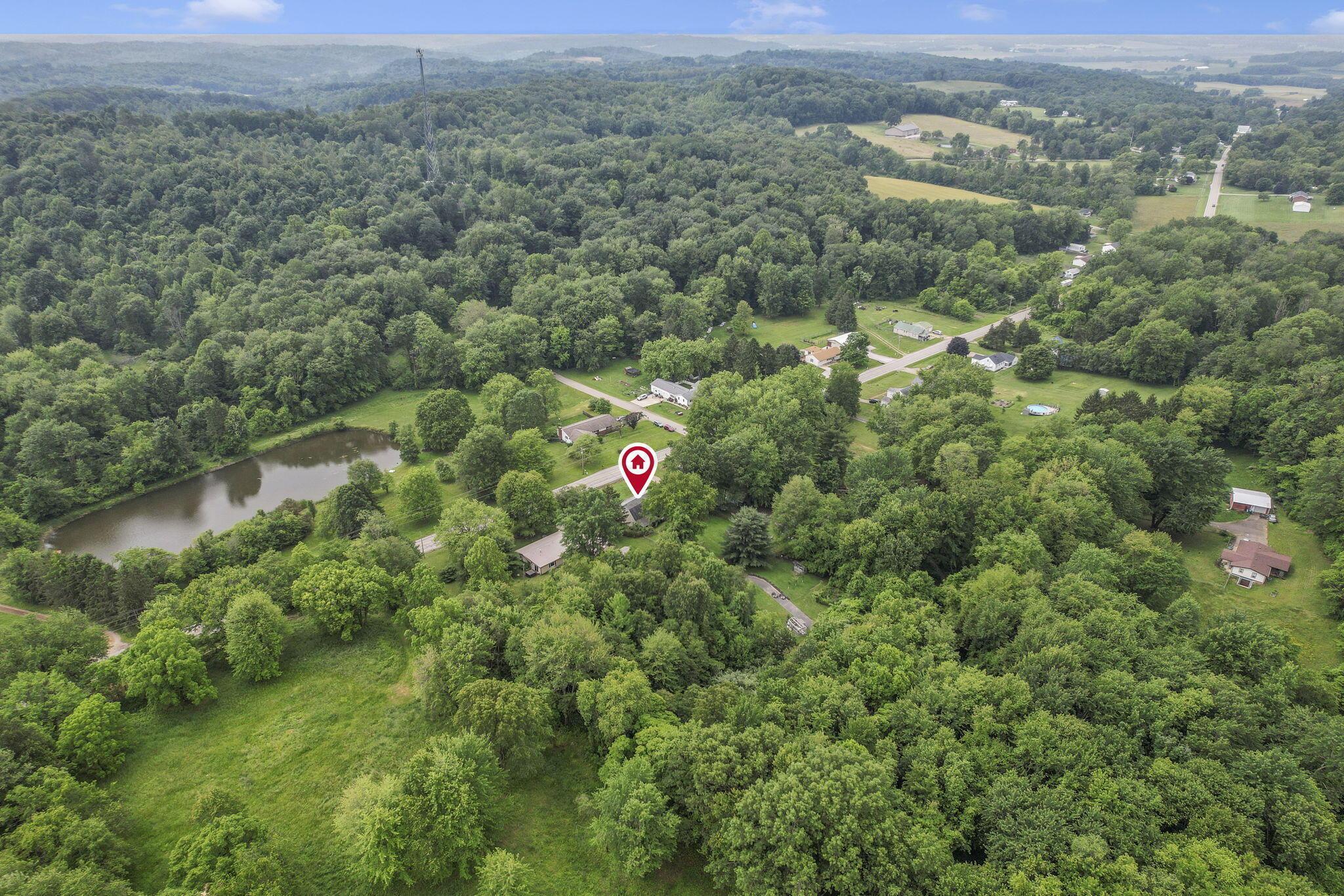 2530 Hamburg Road Southwest Lancaster, OH 43130 - Photo 49 of 51 drone view of property