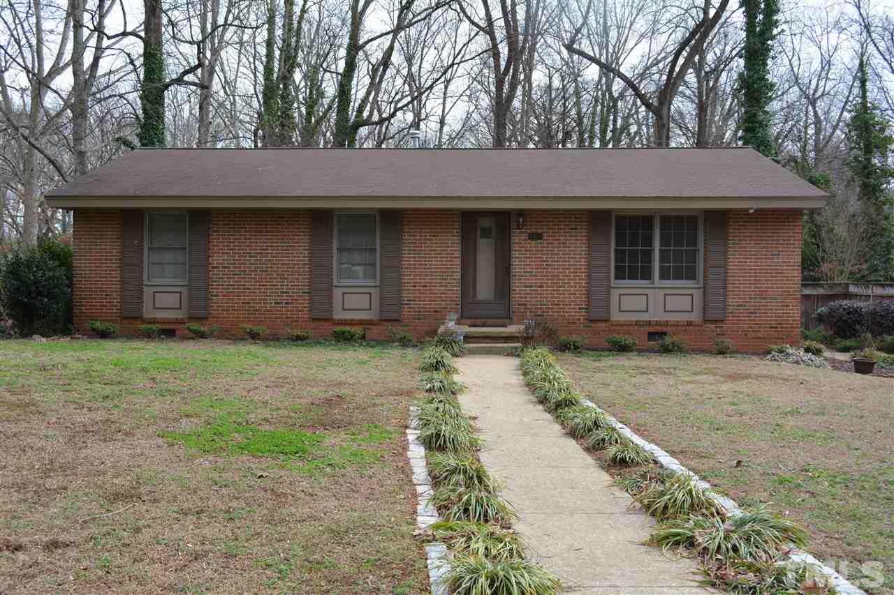 2604 Patrick Road Raleigh, NC 27604 - Photo 1 of 9 a front view of a house with a garden