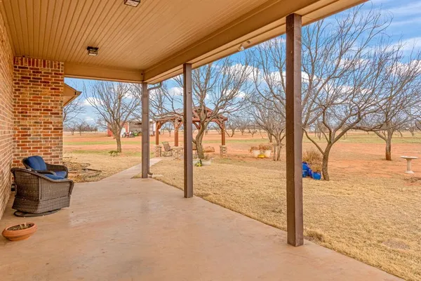 an empty room with closet area