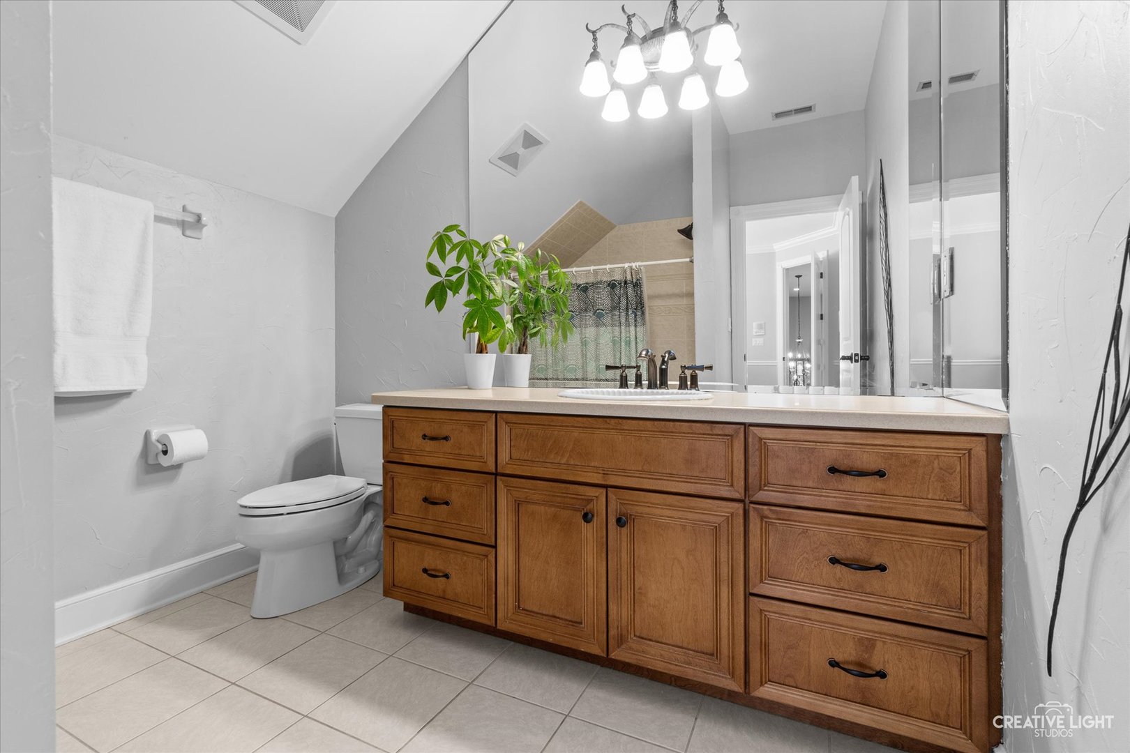 S147 North Mathewson Lane Geneva, IL 60134 - Photo 32 of 75 a bathroom with a double vanity sink a toilet and a mirror