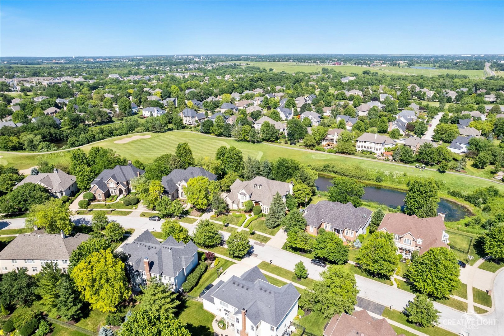 S147 North Mathewson Lane Geneva, IL 60134 - Photo 66 of 75 an aerial view of residential houses with outdoor space and trees