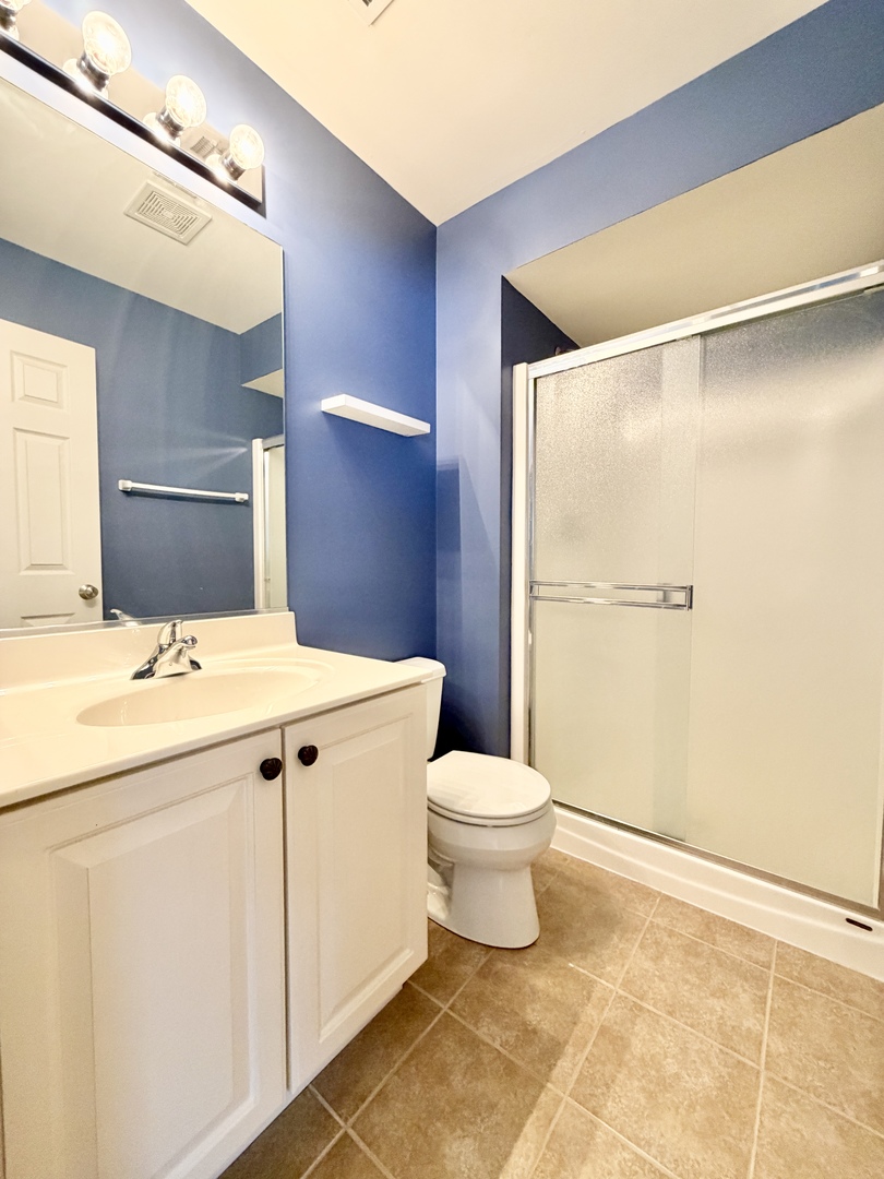 898 Emerald Drive Pingree Grove, IL 60140 - Photo 21 of 23 a bathroom with a sink a toilet and shower
