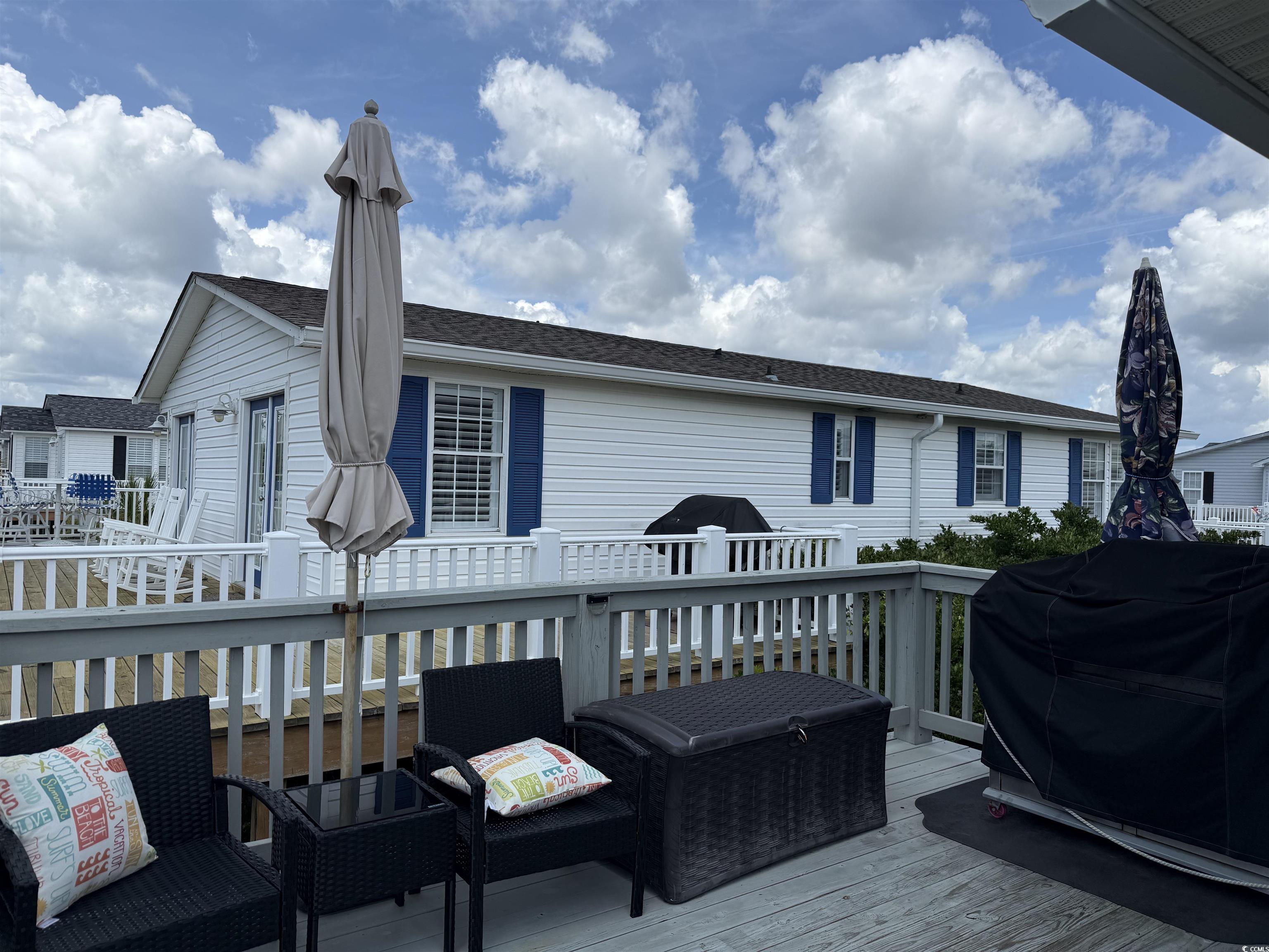 1506 Mason Circle Surfside Beach, SC 29575 - Photo 19 of 33 Wooden terrace featuring grilling area