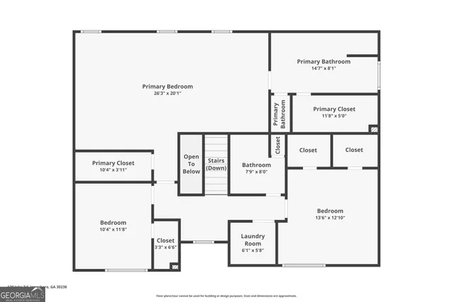 a picture of a floor plan