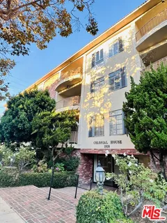 a front view of a building