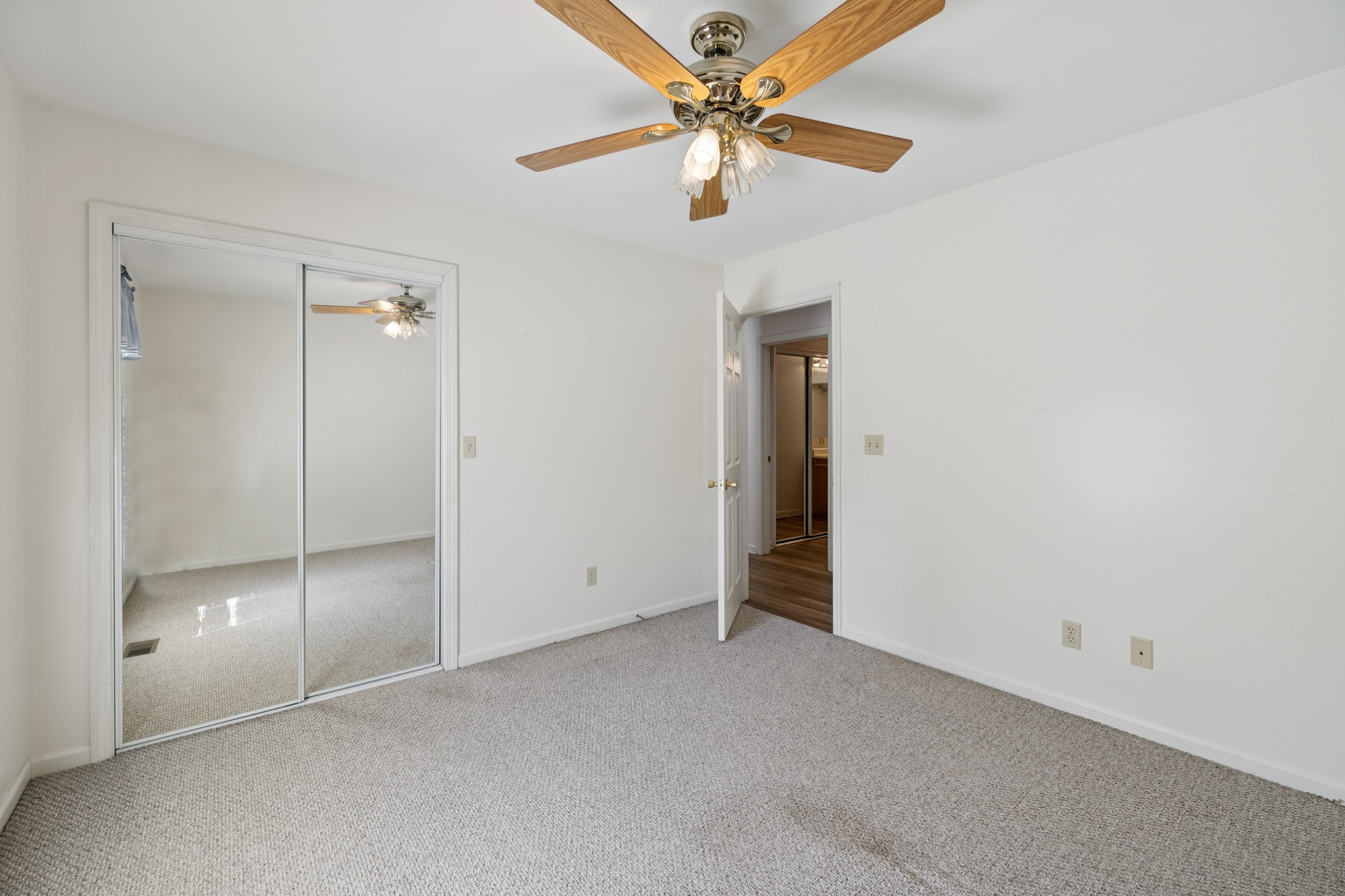7365 Rowe Gap Road Belvidere, TN 37306 - Photo 32 of 78 an empty room with closet and a ceiling fan