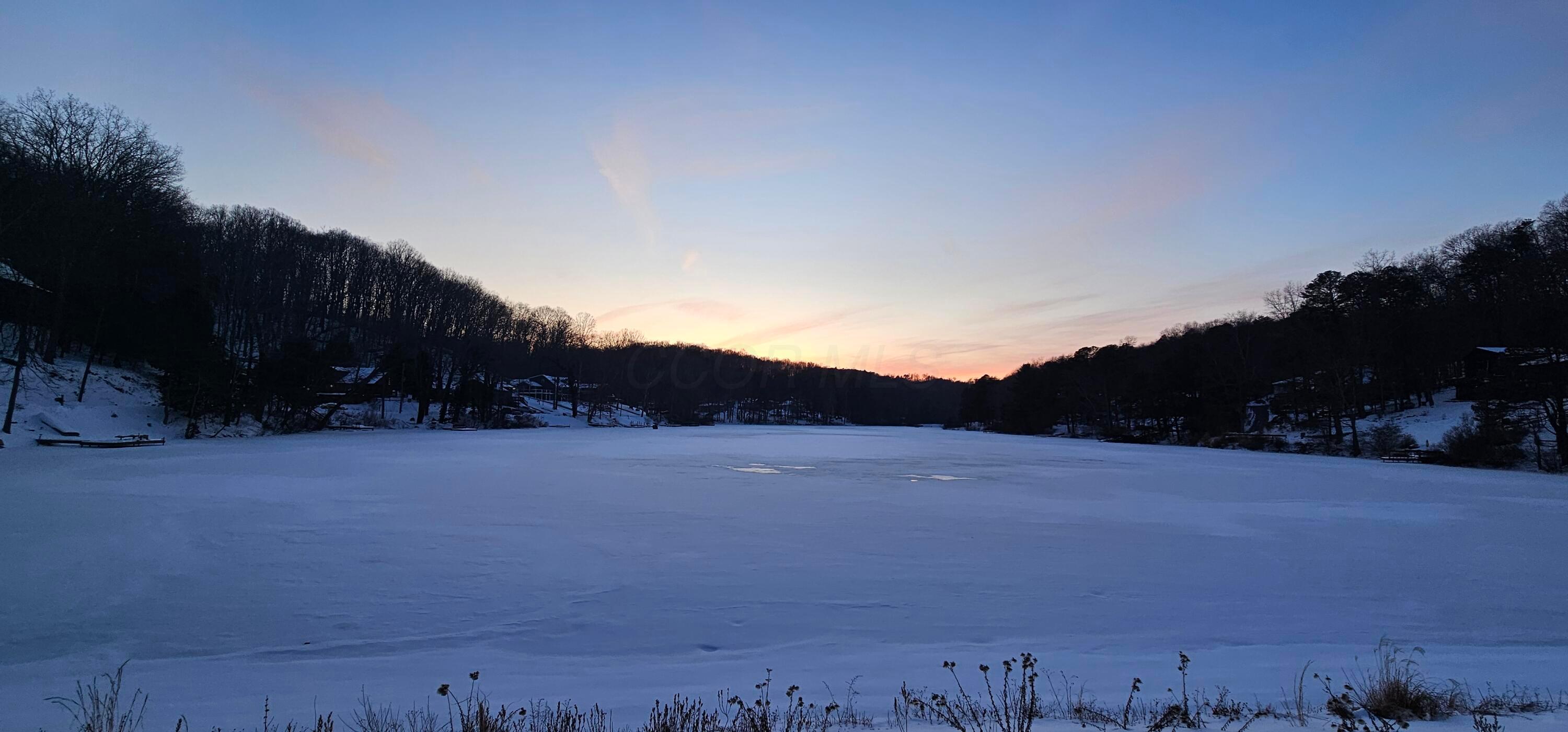 593 Ross Road Southeast Lancaster, OH 43130 - Photo 14 of 15 sunset/night view of lake