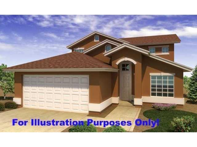 2417 Sparrow Point Street El Paso, TX 79938 - Photo 1 of 1 a front view of a house with a garage