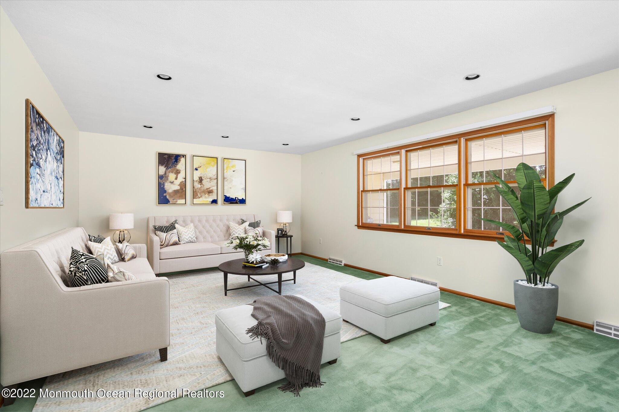 143 Davis Station Road Cream Ridge, NJ 08514 - Photo 3 of 25 Familr Room Virtually Staged